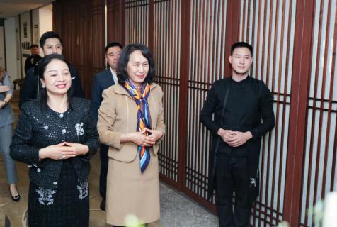 罗湖区人大常委副主任谭会茹一行莅临国际人调研